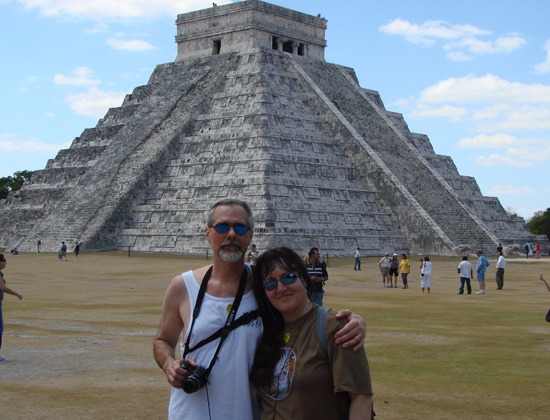 George and Dawn in Chichen Itza